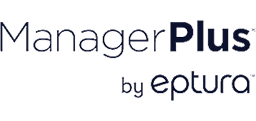 ManagerPls by Eptura Logo in Blue