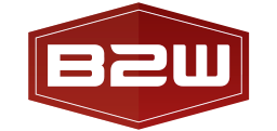 B2W logo in red