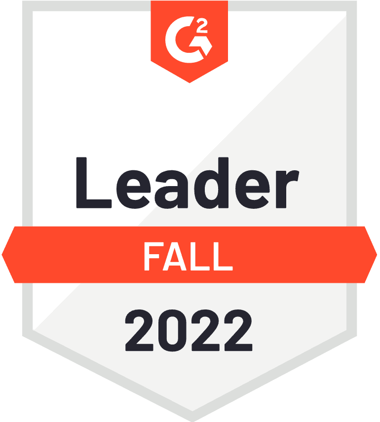 G2 Badge for Leader in Fall of 2022