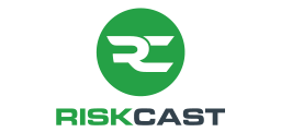 Riskcast logo in black and green